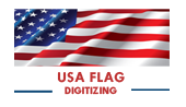 USA-Flag Digitizing Template
